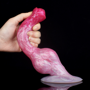 Silicona líquida Lobo perro ventosa pene tapón anal suave para hombres mujeres adulto juguete sexual masaje masturbación dispositivo - Product Image 5