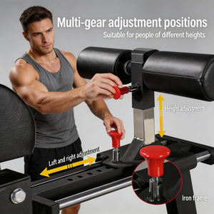 Chaise Romaine Multifonctionnelle Réglable pour Sit-up, Appareil d'Entraînement Musculaire Abdominal, Dispositif d'Assistance de Gymnastique, Cadre Métallique Pliable - Product Image 4