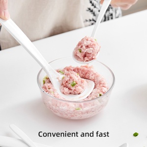 Creative Non-Stick Meatball Maker Spoon PP Utensil for <b>Kitchen</b> <b>Gadget</b> Easy to Use Meatball <b>Tool</b> - Product Image 1