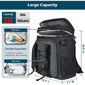 Nouveau <span class=keywords><strong>sac</strong></span> <span class=keywords><strong>à</strong></span> <span class=keywords><strong>dos</strong></span> <span class=keywords><strong>isotherme</strong></span> <span class=keywords><strong>Amazon</strong></span> pour pique-nique, épaissi, grande capacité, idéal pour garder les aliments frais lors des pique-niques en plein air - Product Image 2