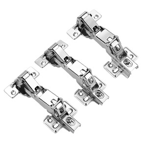 180 Degree Hydraulic Hinge Full Mortise Cold Rolled Steel Soft Closing Furniture Hinge Modern Design Plated Surface - Product Image 3