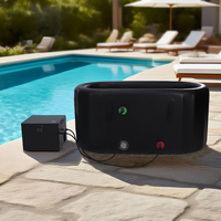 Mini Enfriador Fuerle de 0.3hp y Baño de Hielo Solo para Enfriamiento, 110V 220V, Máquina Enfriadora de Agua para Ejercicios de Inmersión en Frío y Recuperación