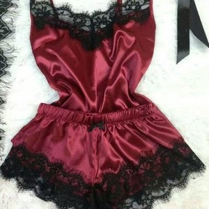Sexy Women Party Gift Lace Party Gift Lace Comfortable Lingerie Girls Nightgown Sleeveless <b>Nighty</b> Nightwear Party Gift - Product Image 1