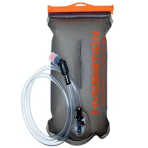 Bolsa de agua potable para bicicleta, sin BPA, TPU, 2L, para correr, escalada, hidratación