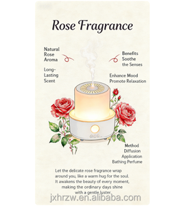 Huile essentielle de rose pure 1 kg, adaptée aux diffuseurs d'aromathérapie, parfum floral naturel - Product Image 1