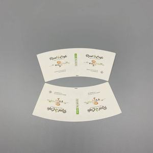 Ventilador de vaso de papel recubierto de PLA recubierto de PE doble individual con impresión en 8 colores y troquelado - Product Image 6