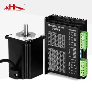 Kaihong 57*57*76 мм, 4-осевой двигатель, водонепроницаемый, Nema 23, 2 нм, 76 мм, набор шаговых двигателей 57bygh76, 20kgf для ЧПУ