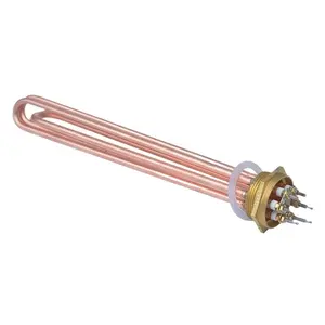 Hex HD heating pipe 47 Copper head stainless steel electric heating tube DN40 DN50 Water tank heating pipe