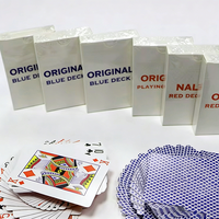 Cartes de poker en langue russe imprimées personnalisées 310g papier d'art à noyau noir allemand 310G cartes à jouer avec logo