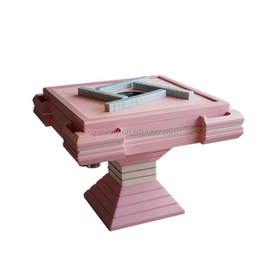 Table de Mahjong automatique de luxe américaine en bois avec accessoires électriques pour <span class=keywords><strong>casino</strong></span>, poker, 4 joueurs, design durable - Product Image 6