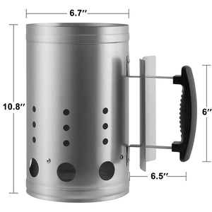 Allume-charbon de bois portable pour barbecue, outil d'allumage pour cheminée de barbecue - Product Image 2