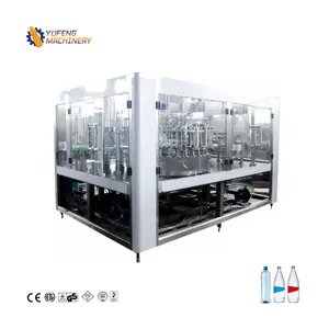 Easy Operation 3 in 1 6000BPH Carbonated Drinks Filling Machine for Glass Bottle