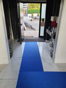 Red Indoor or <strong>Outdoor</strong> Home <strong>Runner</strong> Mat, Moving Floor <strong>Runner</strong> - Product Image 4