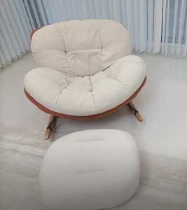 Fauteuil à bascule de luxe pour balcon, salon ou espace détente, fauteuil individuel en forme de coquille d'œuf - Product Image 3