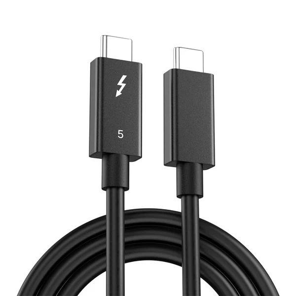 Thunderbolt 5  Passive Cable 80Gbps Highspeed Data Transfer 240W PD Charging,8K60Hz 4K144Hz,Compatible with Thunderbolt 4/3 USB5