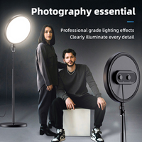 Trépied de photographie professionnel avec éclairage d'appoint plein écran 13 pouces, lumière de maquillage pour diffusion en direct, CRI Ra>94, étanche - Vente en gros