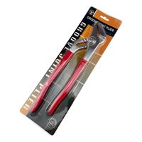 Pince à joint cannelé réglable pour pompe à eau, 12 pouces (300 mm), rouge, poignée antidérapante, outils de serrage pour plomberie et réparation automobile