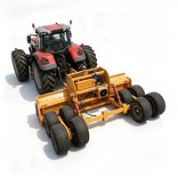 Niveleuse de terrain agricole automatique par satellite DALI 12PW-600, largeur de travail télescopique de 6 m, haute précision GPS BDS
