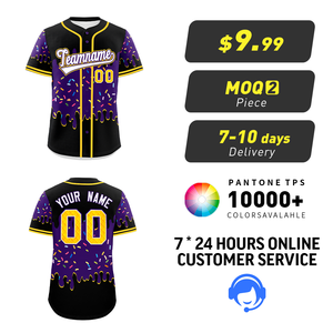 Camiseta <span class=keywords><strong>de</strong></span> Béisbol Personalizada <span class=keywords><strong>al</strong></span> por Mayor, Uniforme <span class=keywords><strong>de</strong></span> Equipo Bordado con Nombre y Número Personalizados, MOQ Bajo, Diseño <span class=keywords><strong>Gratuito</strong></span>, Envío Rápido - Product Image 2