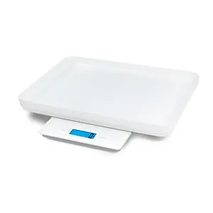 Balança digital de cozinha com bandeja ABS, balança digital com capacidade máxima de 20kg