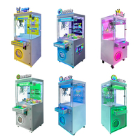 Machine à griffes Maker pour petits jouets, grue de distribution de prix d'arcade, cadeaux, poupées, bonbons, machine de jeu à monnayeur avec accepteur de billets