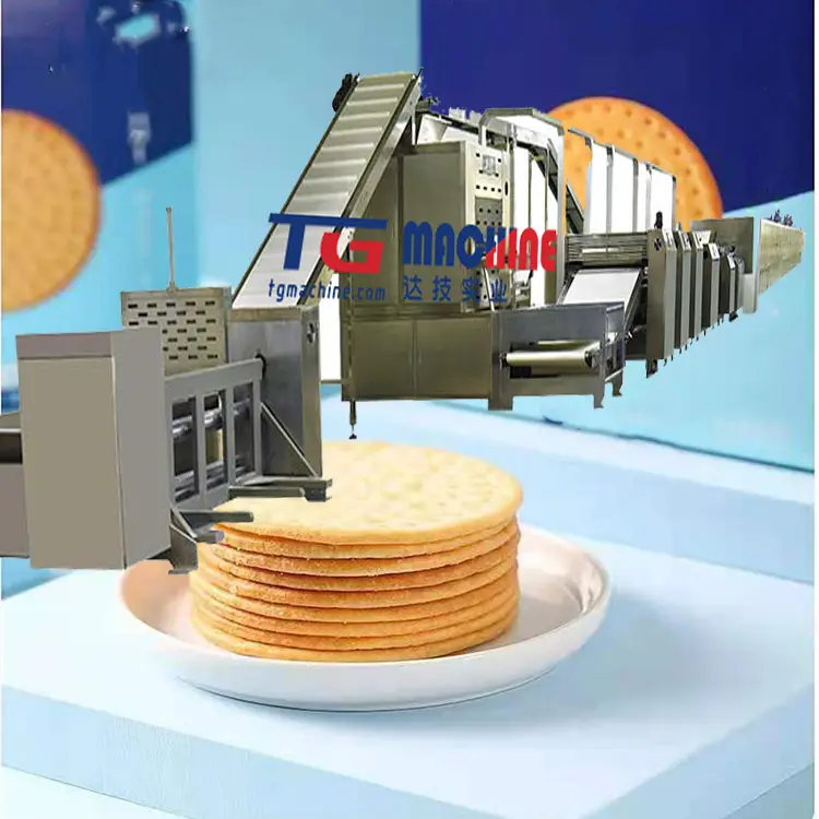 Soft biscuit forming machine finger cracker biscuit production line for making sandwich wafer biscuit rotary molder price