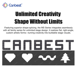 <span class=keywords><strong>Schermo</strong></span> LED Mobile per Palco Esterno Canbest P2.6 P3.9 45 ° <span class=keywords><strong>Schermo</strong></span> LED Curvo a Noleggio per Parete, Display LED 3m X 4m, Video Wall LED - Product Image 5