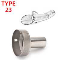 Universel Avant Mi Fin Catalyseur DB Killer pour Moto Silencieux D'échappement Silencieux Bruit Éliminateur De Son Type Spécial