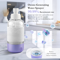 Pulvérisateur d'eau ozonée éliminant 99,99 % des germes, brume nano ultra-fine d'eau ozonée