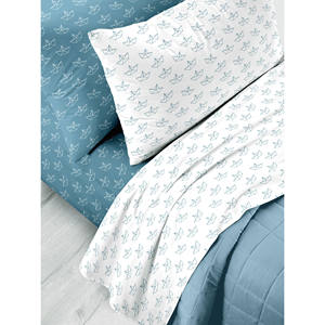 NAVIGARE BOAT Literie complète à 2 pinces en coton assorti - Product Image 1