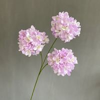 HGA Bunga Hydrangea Palsu Grosir Bunga Hydrangea Sutra Buatan dalam Jumlah Besar Batang Tunggal untuk Dekorasi Acara Dekorasi Hotel dan Pesta.