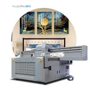 Kondisi baru jenis digital UV flatbed printing mesin untuk logam