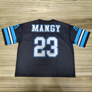 Camiseta de fútbol de malla sublimada personalizada, ropa de fútbol americano - Product Image 4