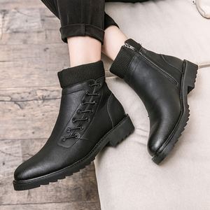 Botas Casuales Negras de Caña Alta para Hombre, Botas de Nieve, Zapatillas Deportivas para Hombre - Product Image 2