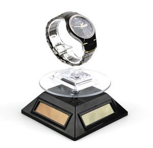 360 độ năng lượng mặt trời Powered <span class=keywords><strong>Turntable</strong></span> Hiển thị sáng tạo đứng cho đồ trang sức đồng hồ và nhẫn nhiếp ảnh bàn xoay - Product Image 2