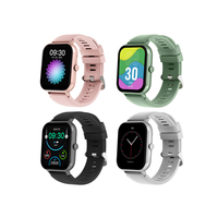 Smartwatch H25-Green - Fitness Tracker Touchscreen con 5-10 Giorni di Autonomia, Impermeabile IPX-7, Cinturino in Gel di Silice