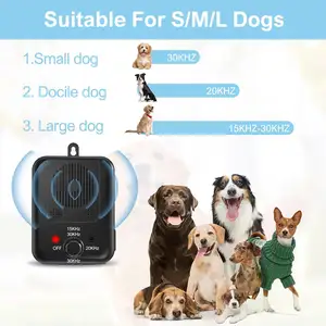 Dispositivos DE CONTROL DE ladridos de perros ultrasónicos para uso en interiores y exteriores con dispositivos antiladridos de 3 modos