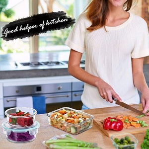 Hộp Đựng Thực Phẩm Chịu Nhiệt Lò Vi Sóng Hộp Đựng Thủy Tinh - Product Image 4