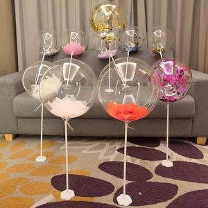 Stretchable Pvc <b>Balloons</b> Transparent Clear Round Plastic <b>Bubble</b> Bobo <b>Balloon</b> for Party Decoration 10 18 20 24 36 Inch - Product Image 2