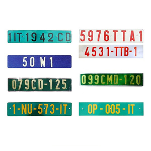 Placas de matrícula de aluminio de coche reflectantes de sublimación en relieve personalizadas de <span class=keywords><strong>Senegal</strong></span> - Product Image 4