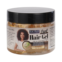 Gel capillaire tendance sans résidus, non gras, hydratant pour tous types de cheveux bouclés