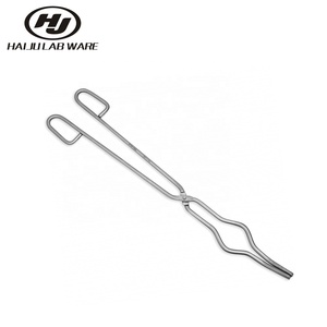 HAIJU LAB profesyonel sınıf 16 ''pota maşa/kelepçeler kiti 400mm Metal rafineri ve döküm aracı laboratuvar kelepçe - Product Image 1