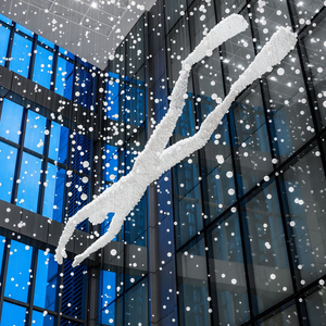 Lámpara moderna personalizada diseño de forma de personaje Art Deco Hotel Villa sala de estar araña de cristal LED de lujo grande - Product Image 2