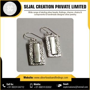 Boucles d'oreilles de style tribal en argent sterling 925 avec CZ Résultats de bijoux à la mode Quantité en vrac - Product Image 6