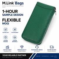 Étui de voyage de luxe en cuir PU pour montres avec intérieur doux, support pour montres, organisateur à fermeture éclair, fournisseur OEM ODM