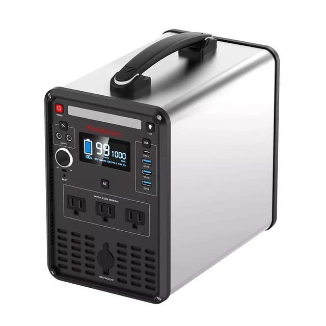 Safe Lifepo4 Battery 220v 1000w Manufacturer Battery Portable Power Station Solar Panels Factory Price Outdoor 2000W MPPT HELIOS