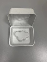 Recycled Paper Material Customized logo Molded Pulp Packaging Box for Soap