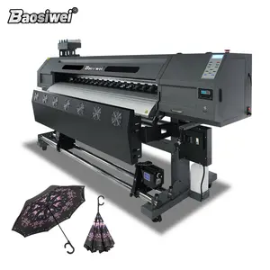 Baosiwei 1.8m machine d'impression de tissu numérique imprimante à Sublimation pour T-shirt y impression ventes directes d'usine