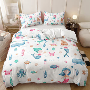 Ensemble de literie en microfibre de polyester à motif de dinosaure de <span class=keywords><strong>renard</strong></span> mignon impression 3D ensemble de housse de <span class=keywords><strong>couette</strong></span> fantaisie - Product Image 5