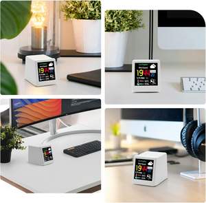 Estación Meteorológica Inteligente WIFI con Reloj y Calendario Electrónico de Escritorio, Venta al Por Mayor - Product Image 4